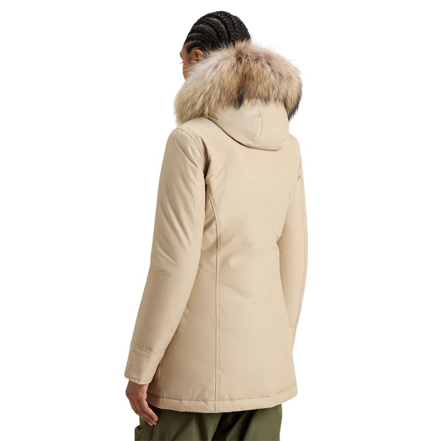 Arctic Parka in Ramar Cloth con pelliccia removibile Woolrich | CFWWOU0538OXT